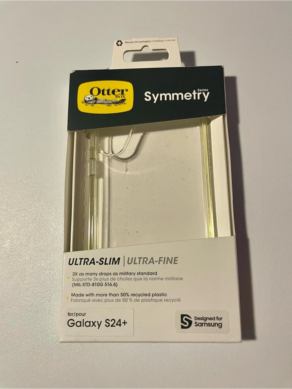 OtterBox Symmetry Series Clear Case Samsung Galaxy S24+ New In Box